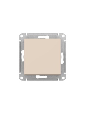 1-клавишный переключатель Systeme Electric GLOSSA, сх.6, 10АХ, мех., быстрозажимные клеммы, бежевый GSL000261S
