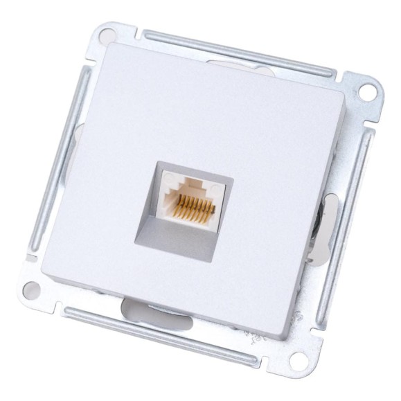 Розетка телефонная Systeme Electric (Schneider Electric) AtlasDesign алюминий RJ11, механизм SE ATN000381 10 шт 13606489586086 Розетка телефонная Systeme Electric (Schneider Electric) AtlasDesign алюминий RJ11, механизм SE ATN000381 10 шт 13606489586086
