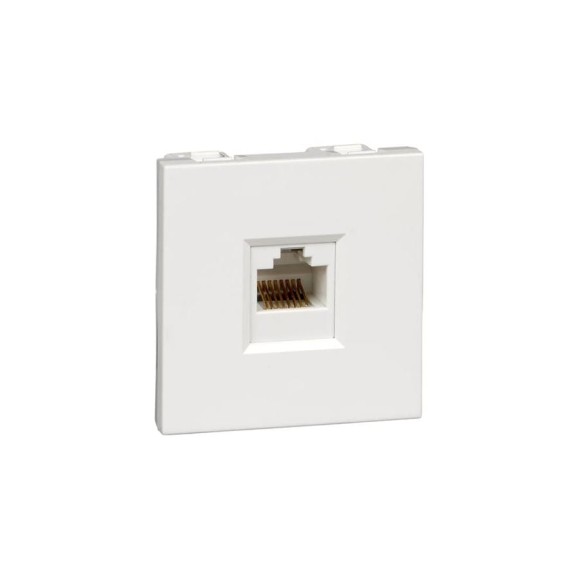 Розетка информационная Systeme Electric В45 С/У КАТ.5Е ДЛЯ КАБ.КАН. БЕЛЫЙ RIN-144K5E-B 25 шт 4690201018735