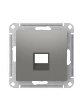 Накладка Systeme Electric Atlasdesign для информационных функций типа Keystone, СТАЛЬ ATN000984 5 шт 4690201059417