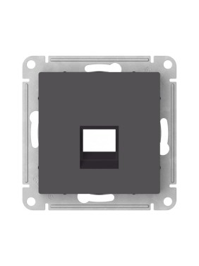 Накладка Systeme Electric Atlasdesign для информационных функций типа Keystone, БАЗАЛЬТ ATN001484 5 шт 4690201059462