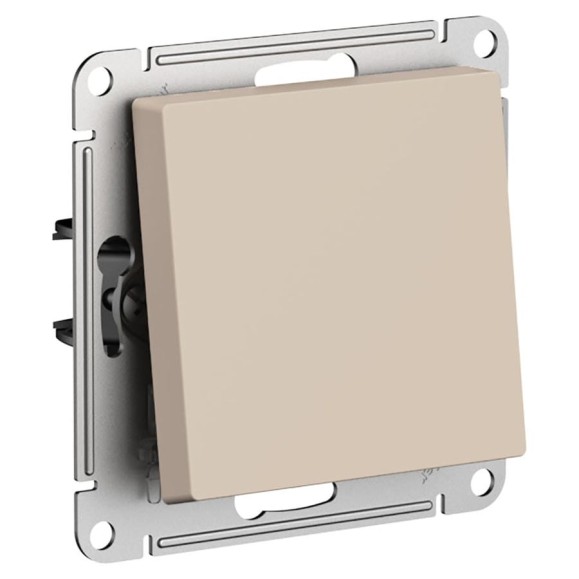 Перекрестный переключатель Systeme Electric Atlasdesign песочный, сх.7, 10ах ATN001271 5 шт 13606485819898