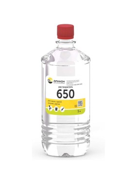 Растворитель Арикон 650 бутылка ПЭТ 1л RAS6501