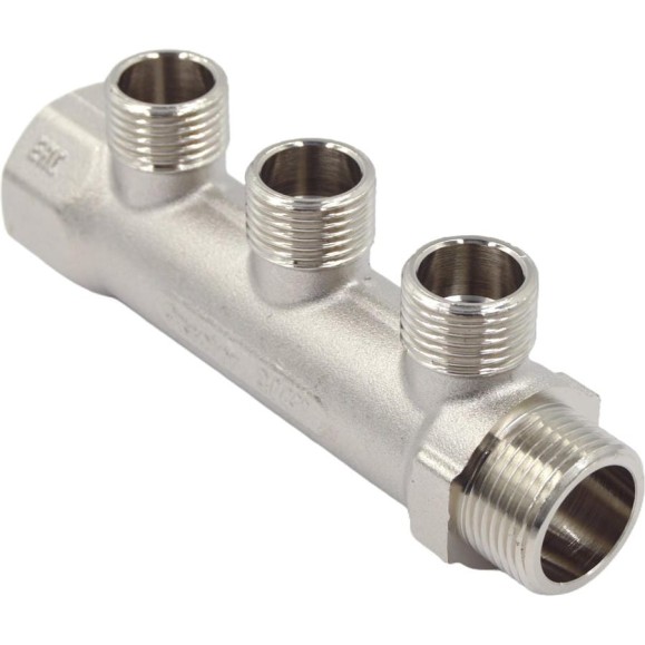 Коллекторы латунные Okseler 3/4x1/2НР 3 выхода oks00370 Коллекторы латунные Okseler 3/4x1/2НР 3 выхода oks00370