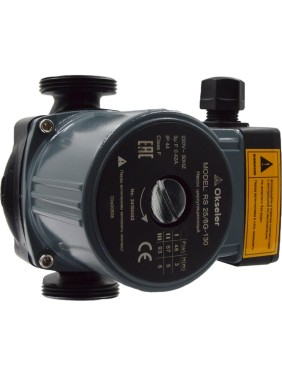 Насос циркуляционный OKSELER RS 25/6G-130 с гайками Oks00508