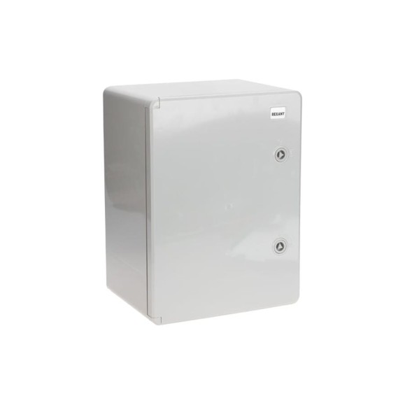 Щит с монтажной панелью REXANT пластиковый ЩМПп 400x300x220 мм ABS УХЛ1 IP65 11-0403