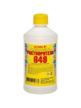 Растворитель 649 ЯСХИМ, ПНД 0,5 л 4607059912733