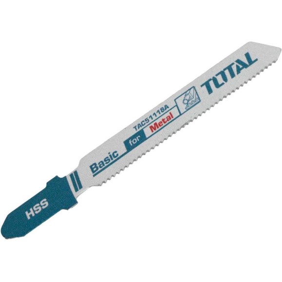 Полотнa по металлу для лобзика TOTAL 5 шт TAC51118A