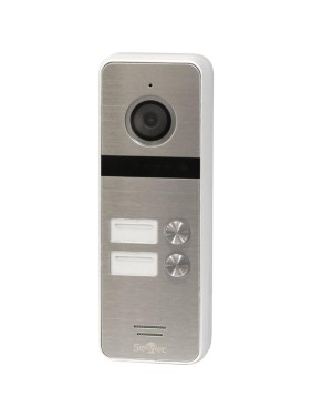 Вызывной блок видеодомофона Smartec ST-DS526C-SL на 2 абонента, 600 ТВЛ, серебряный smkd0505