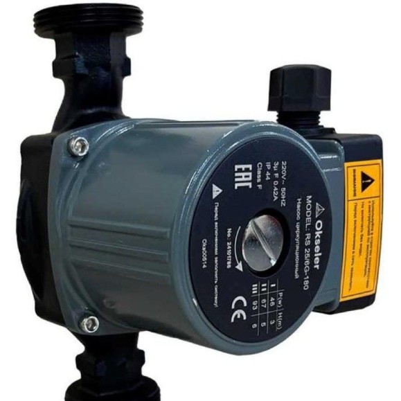 Насос циркуляционный Okseler Standart RS 32/6G-180 с гайками Oks00512