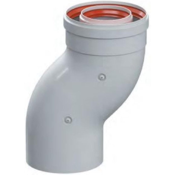 Отвод S-образный Okseler D60/100 oks01486