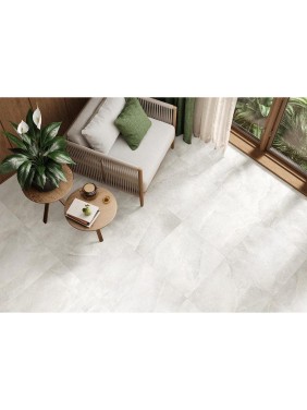 Керамогранит матовый карвинг Солт белый / Salt White NewTrend 600х600х9,5 1,44м2 белый D60244M