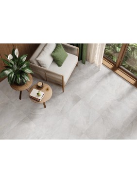 Керамогранит матовый карвинг Солт серый / Salt Gray NewTrend 600х600х9,5 1,44м2 серый D60246M
