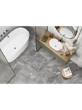 Керамогранит матовый Вайлд темный / Wild Dark NewTrend 600х600х9,5 1,44м2 серый D60260M