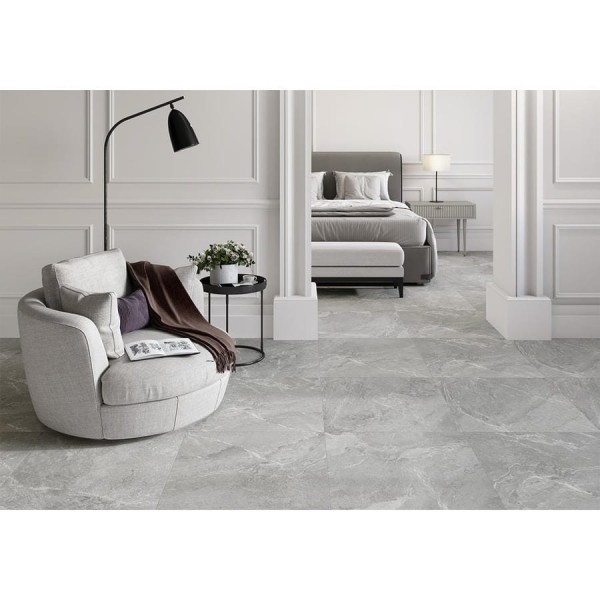 Керамогранит матовый Вайлд светлый / Wild Lightt NewTrend 600х600х9,5 1,44м2 серый D60259M