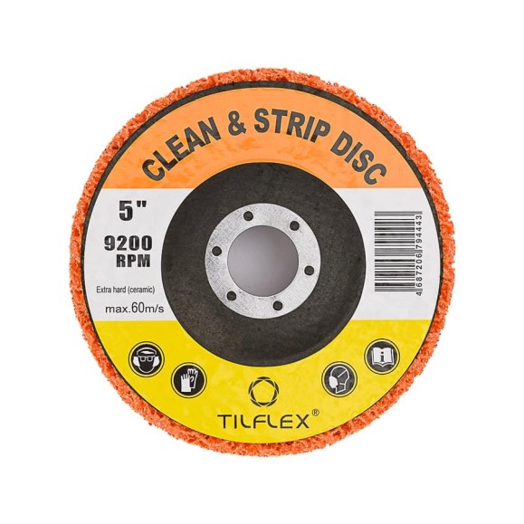 Зачистной коралловый диск TILFLEX на УШМ (Extra hard) Coral-Button Wheel (оранжевый) 125 мм TL43EH Зачистной коралловый диск TILFLEX на УШМ (Extra hard) Coral-Button Wheel (оранжевый) 125 мм TL43EH