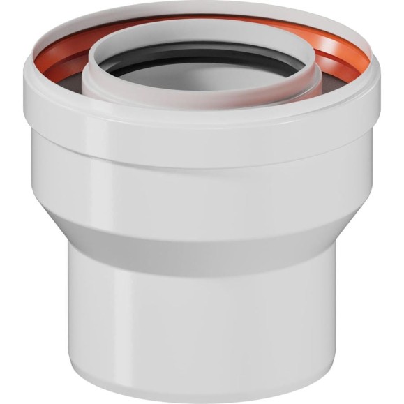 Переход Okseler с 60/100 на 80/125 конденсационный oks00119