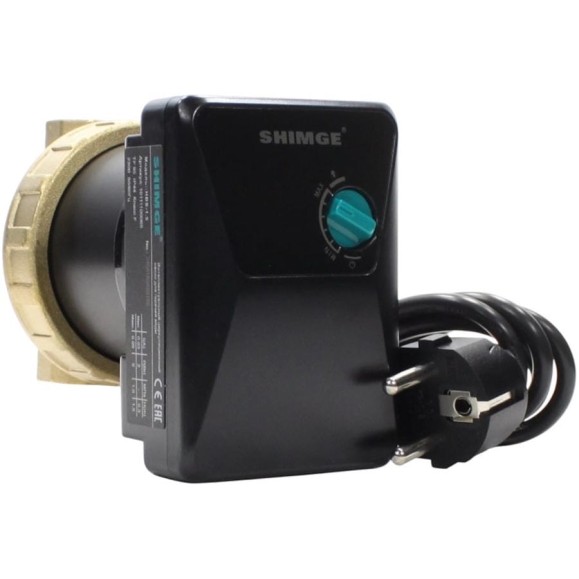Насос циркуляционный Shimge для ГВС HBS 1.5 (1x220В; 9Вт) 10111100065 Насос циркуляционный Shimge для ГВС HBS 1.5 (1x220В; 9Вт) 10111100065