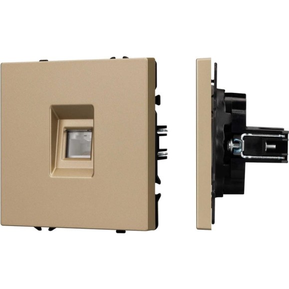 Механизм компьютерной розетки Arlight SCT-NOBE-MPC1-SFPL-GD 1шт 054306 Механизм компьютерной розетки Arlight SCT-NOBE-MPC1-SFPL-GD 1шт 054306