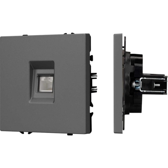 Механизм компьютерной розетки Arlight SCT-NOBE-MPC1-SFPL-GR 1шт 054307 Механизм компьютерной розетки Arlight SCT-NOBE-MPC1-SFPL-GR 1шт 054307