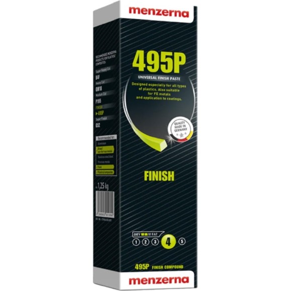 Полировальная паста Menzerna Rapid polishing paste 495 P для полировки металлов, твердых покрытий и жестких лаков 07006.050.001