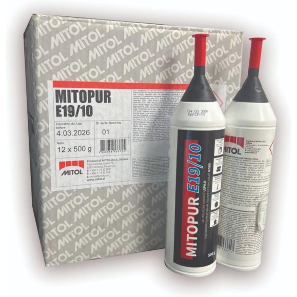 Жидкий столярный быстросхватывающий полиуретановый клей MITOL D4, MITOPUR E19/10, 0,5 л. 12 штук 3838958533724 Жидкий столярный быстросхватывающий полиуретановый клей MITOL D4, MITOPUR E19/10, 0,5 л. 12 штук 3838958533724