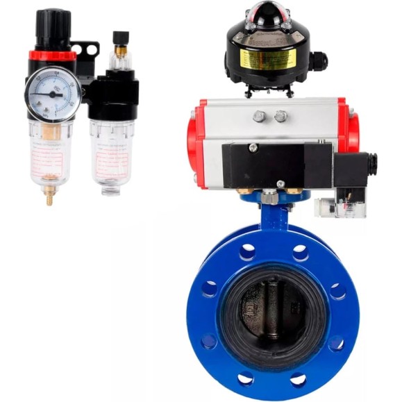 Затвор дисковый GGG40-304-EPDM-2W-F-R Ду300 Ру16 пневмопривод DA-210, пневмораспределитель 220VAC, БКВ LSB-510, БПВ DN.ru D050-56649 Затвор дисковый GGG40-304-EPDM-2W-F-R Ду300 Ру16 пневмопривод DA-210, пневмораспределитель 220VAC, БКВ LSB-510, БПВ DN.ru D050-56649