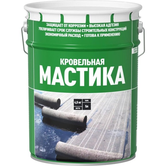 Мастика битумная кровельная СТАРТ 5л/4,5кг 4607952907614