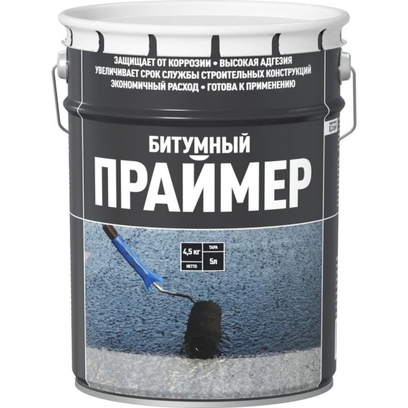 Праймер битумный СТАРТ 5л/4,5кг 4607952907676