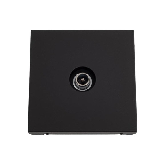 TV Розетка оконечная Systeme Electric ArtGallery, 1DB, механизм, Карбон GAL001091