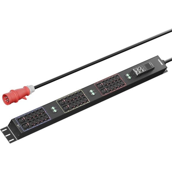 Панель распределения ONTEK PDU Managed вертикальная 32A/3ф, с мини-выключателем, выход - C13 x 36 шт. / C19 x 6 шт., кабель 3 м, IEC60309 5p OMPC5 Панель распределения ONTEK PDU Managed вертикальная 32A/3ф, с мини-выключателем, выход - C13 x 36 шт. / C19 x 6 шт., кабель 3 м, IEC60309 5p OMPC5
