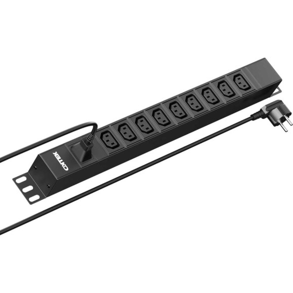 Панель распределения ONTEK PDU Basic горизонтальная 1U 16A/1ф, без выключателя, Вход - розетка C14, выход - C13 x 9 шт, с кабелем schuko-С13 2м OBPA11 Панель распределения ONTEK PDU Basic горизонтальная 1U 16A/1ф, без выключателя, Вход - розетка C14, выход - C13 x 9 шт, с кабелем schuko-С13 2м OBPA11