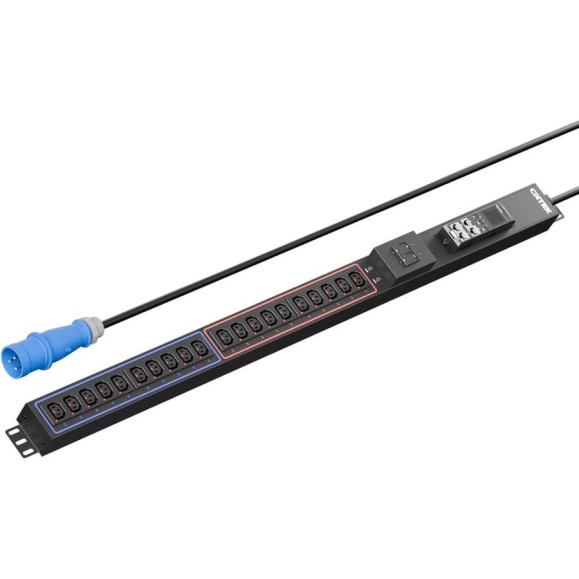 Панель распределения ONTEK PDU Metered Input ОМРВ1 вертикальная c функцией удаленного мониторинга, 32A/1ф, с мини-выключателем 16А 2шт, выход - C13 x OMPB1 Панель распределения ONTEK PDU Metered Input ОМРВ1 вертикальная c функцией удаленного мониторинга, 32A/1ф, с мини-выключателем 16А 2шт, выход - C13 x OMPB1