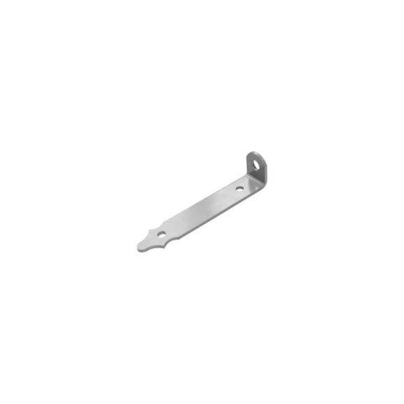 Проушина воротная DOMART 200x45x40 (толщ. 5 мм) серый металлик 4620007789447