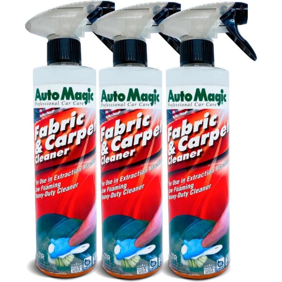 Очиститель-концентрат для моющих пылесосов AutoMagic FABRIC & CARPET CLEANER (USA) 473 мл упак. 3шт 21R_3