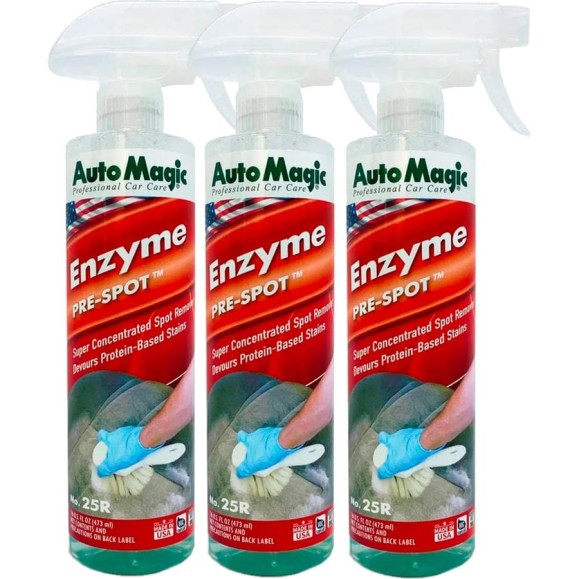 Очиститель салона автомобиля AutoMagic ENZYME PRE-SPOT (USA) 25R упак. 3шт 25R_3 Очиститель салона автомобиля AutoMagic ENZYME PRE-SPOT (USA) 25R упак. 3шт 25R_3