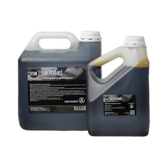 Эпоксидная гидроизоляция РУ-СМОЛА Epo-Protect 6000 гр EpoPro-black6000 Эпоксидная гидроизоляция РУ-СМОЛА Epo-Protect 6000 гр EpoPro-black6000