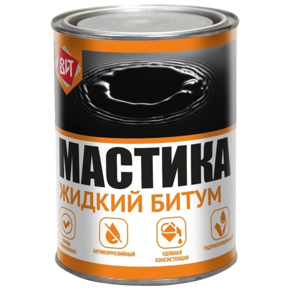 Мастика битум жидкий ВИТ 0.8 кг 5992 Мастика битум жидкий ВИТ 0.8 кг 5992