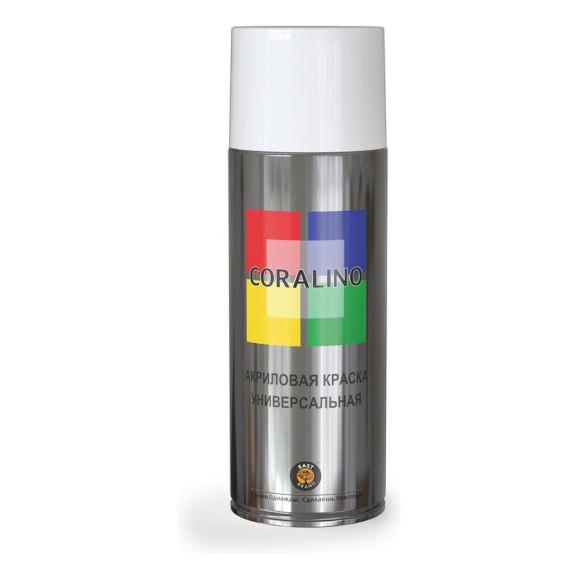 Аэрозольная краска CORALINO RAL9003 Белый Глянцевый С19003