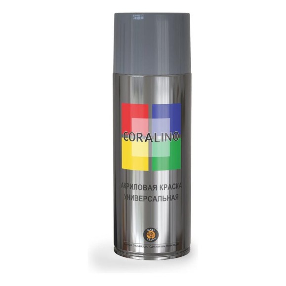 Аэрозольная краска CORALINO RAL9006 Белый Алюминий С19006
