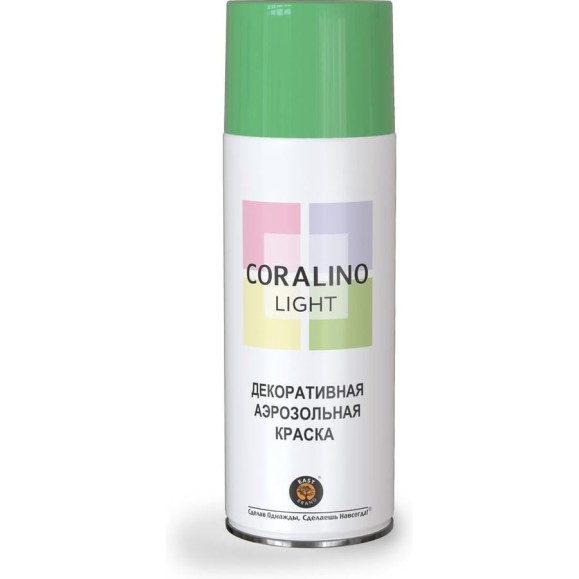 Декоративная аэрозольная краска CORALINO LIGHT Весенняя зелень CL1003 Декоративная аэрозольная краска CORALINO LIGHT Весенняя зелень CL1003
