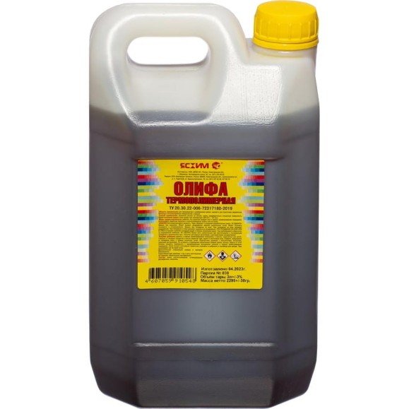 Олифа термополимерная ЯСХИМ, канистра 3 л. 4607059910548