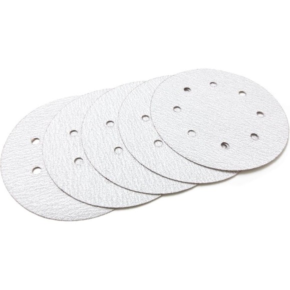 Диск шлифовальный Velcro 8 отверстий 180 мм, P40, 5 шт Flexione 10000495