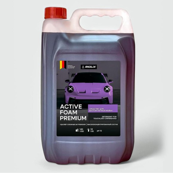 Автошампунь для бесконтактной мойки RIOLIX Active Foam Premium 5л shampoo_afp_5