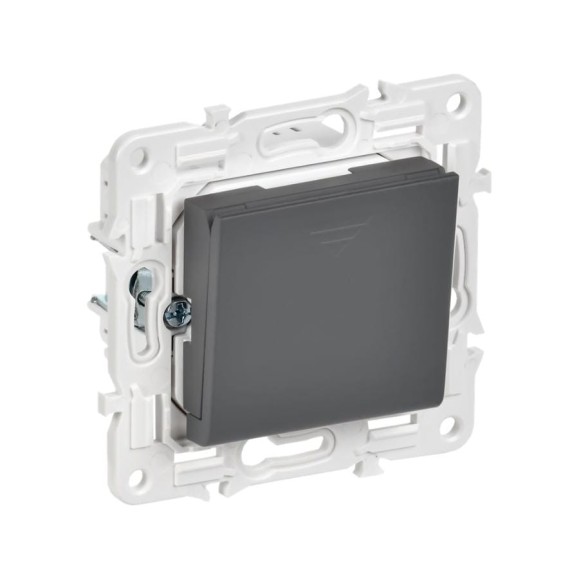 Выключатель карточный IEK SKANDY 30А SK-V15G графит SK-V11-0-10-K53