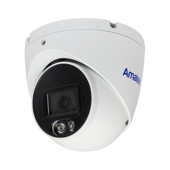 Видеокамера IP купольная Amatek AC-IDV802MFSX (2.8) Dual ligh 7000993