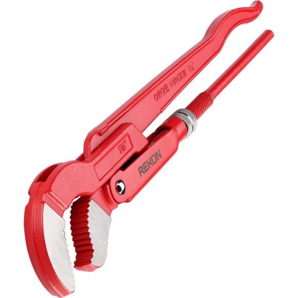 Трубный рычажный ключ REKON с S-образными губками 1-1/2", CrV 052003