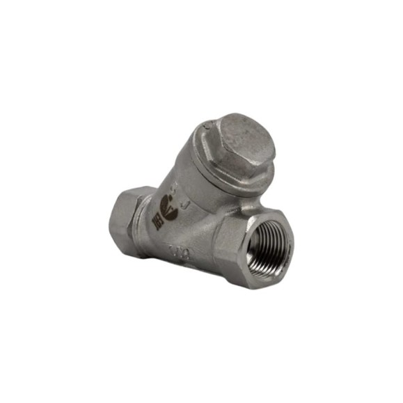 Обратный клапан NEWKEY муфтовый Y-тип нержавеющий, AISI304 DN25 (1), (CF8), PN64 NK-YC25/4 Обратный клапан NEWKEY муфтовый Y-тип нержавеющий, AISI304 DN25 (1), (CF8), PN64 NK-YC25/4