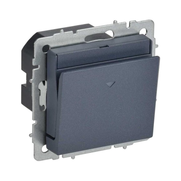 Выключатель карточный IEK BRITE 30А, маренго ВС10-1-8-БрМ BR-V11-0-10-K35