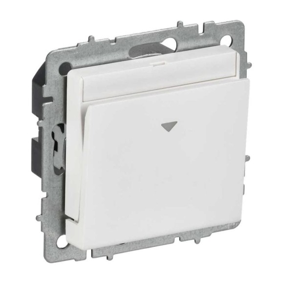 Выключатель карточный IEK BRITE 30А, арктический белый ВС10-1-8-БрАБ BR-V11-0-10-K91